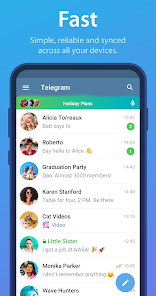 Telegram v10.6.0 APK safe and free app Android messaging application which connects friends, siblings and relatives. which can be you on different platforms  by downloading it in your devices